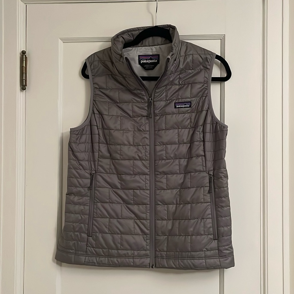 Patagonia Nano Insulated Vest - Gray, Women’s Size Large